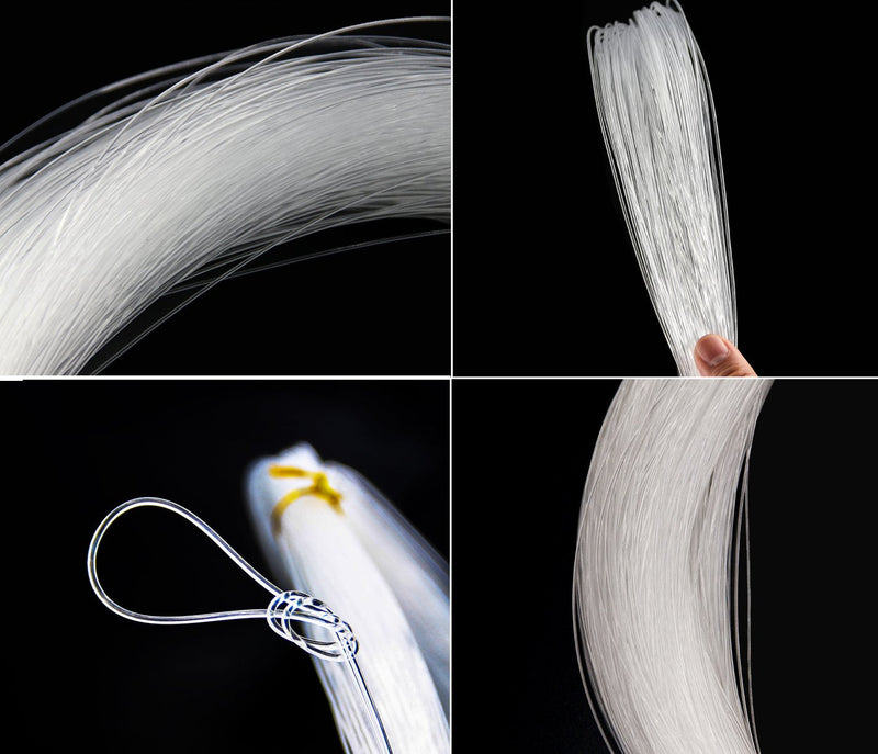 JSHANMEI Monofilament Fishing Line 500M, Clear Premium Mono Nylon Fishing Leader Line, Superior Strong and Abrasion Resistance for Freshwater Saltwater Fishing 0.7mm - 66.8lbs - NewNest Australia