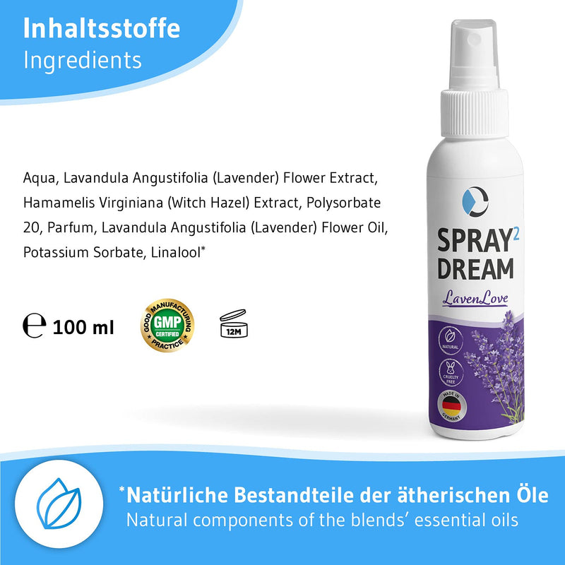 Lavender Pillow Spray | Lavender Spray For Pillows For Falling And Relaxing | Aroma Lavender Oil | Essential Oils Natural | Fragrance Oil With Essential Oils | Deep Sleep Spray For Pillows 100 Ml - NewNest Australia