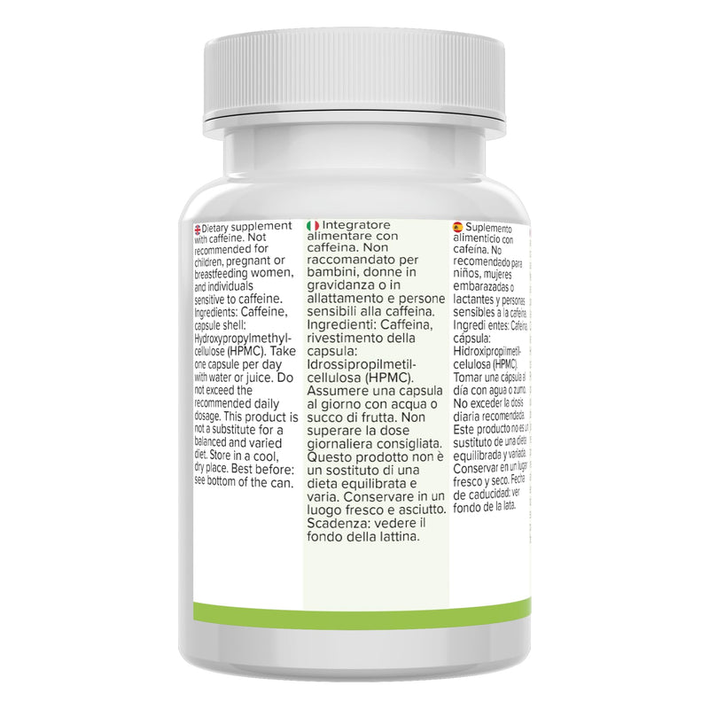 Caffeine Capsules ‚ Wake Up.  ‚ 200Mg Caffeine ‚ Quality From Germany. No Additives. 100% Money Back Guarantee ‚ Deutsche Laboratory Analytik ‚ 100% Pure Caffeine ‚ Rapid Action. - NewNest Australia