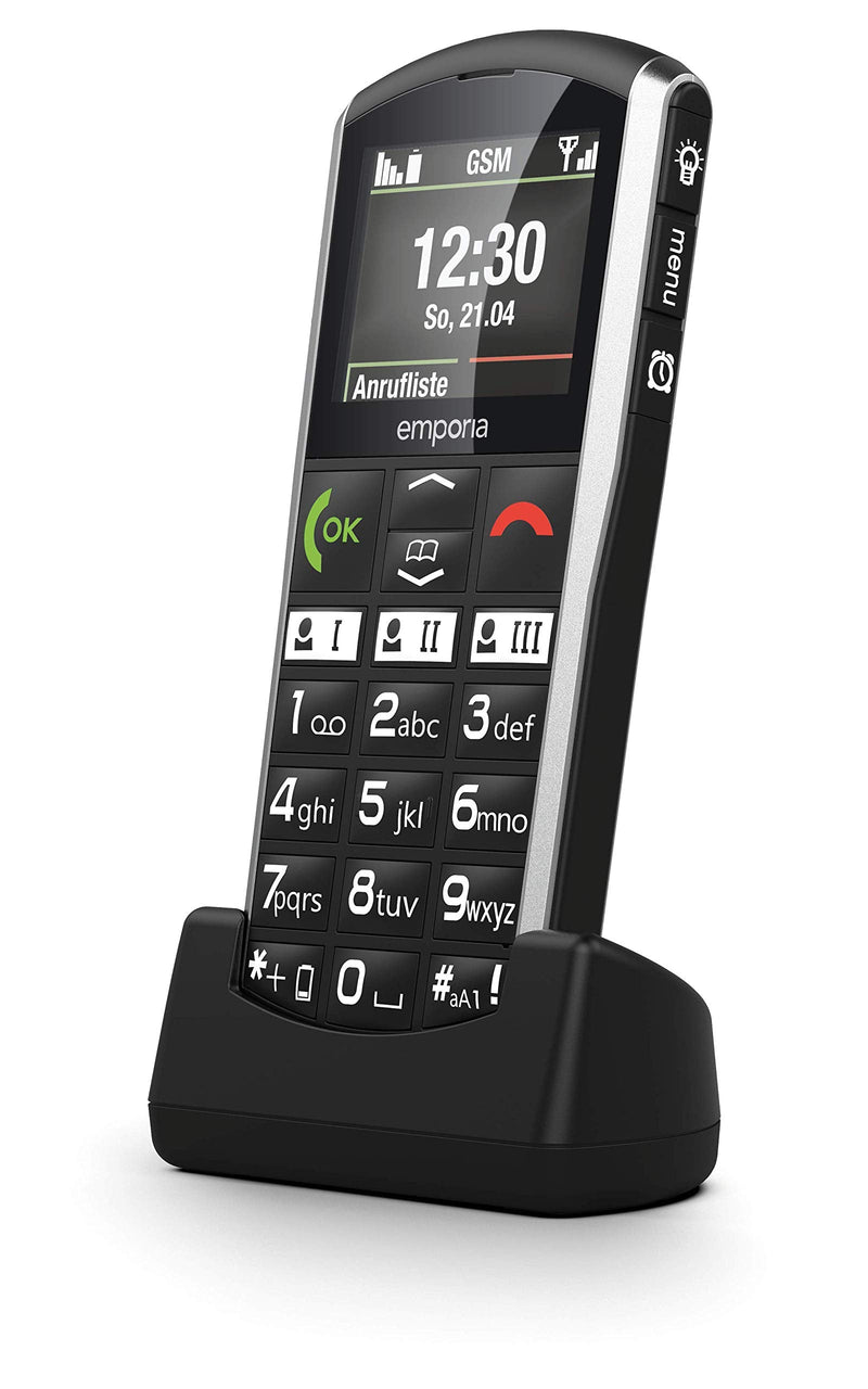emporiaSIMPLICITY | Senior cell phone | Button cell phone without a contract | Mobile phone with emergency call button | 2 inch display | Black With 4G - NewNest Australia
