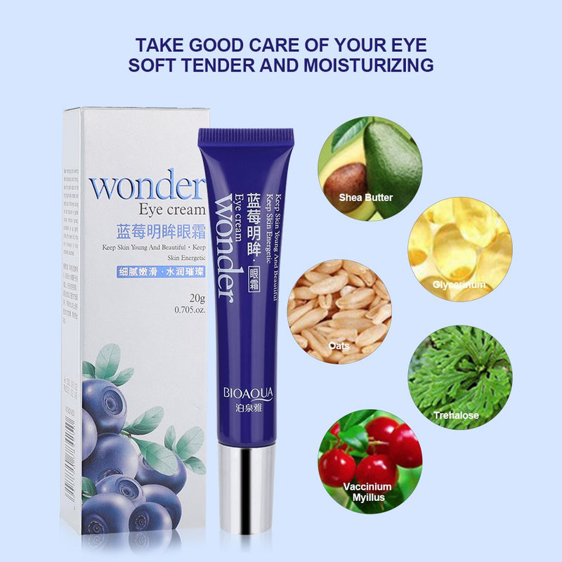 Eye Cream Blueberry Rejuvenation Eye Serum for Moisturing, Dark Circles, Puffiness, Wrinkles, Sagging Anti-aging Skin Care Lotion - NewNest Australia