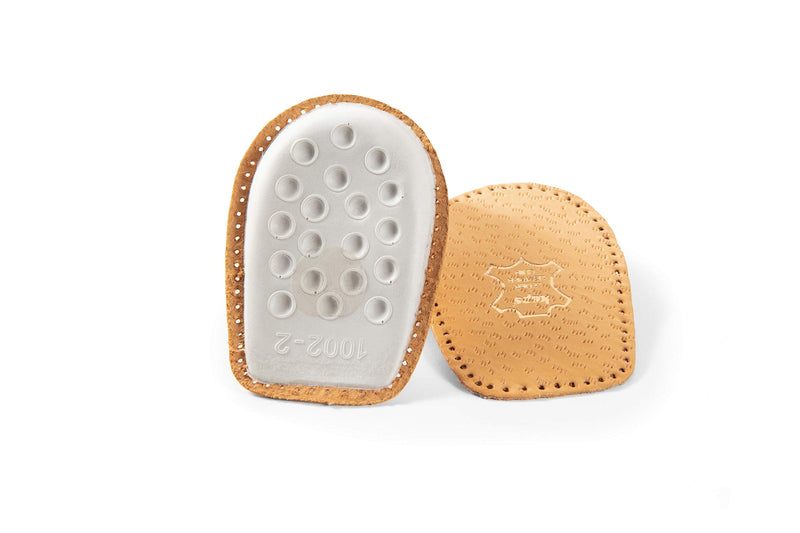 Heel Cushion Inserts - Heel Inserts Or Cups - Vegetable Tanned Leather And Soft Latex - Self Adhesive Bottom - Kaps Elflex - All Sizes - 1 Pair (Women / Uk 5-7) - NewNest Australia