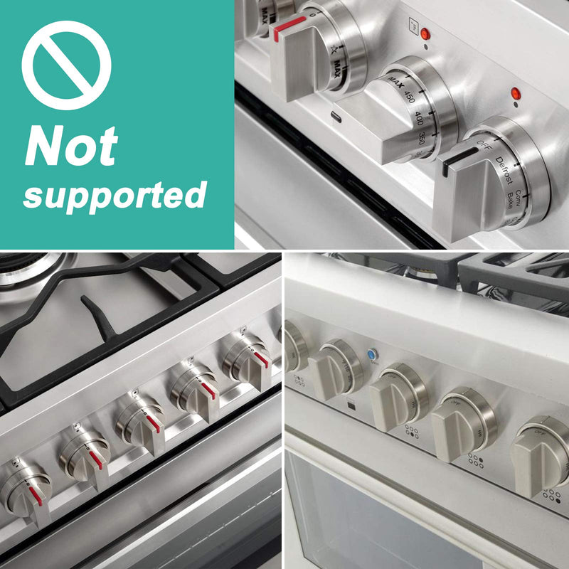 Stove Knob Covers for Child Safety (5 + 1 Pack) Double-Key Design and Upgraded Universal Size Gas Knob Covers Clear View Childproof Oven Knob Covers for Kids, Babies (Clear) - NewNest Australia