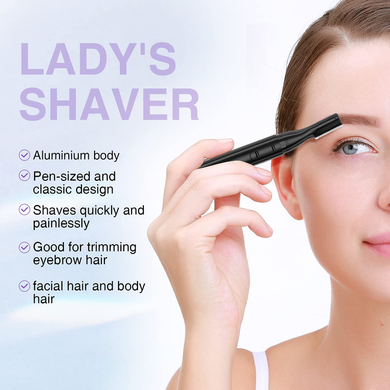 TOUCHBeauty Eyebrow Trimmer Electric Correction Trimmer Wireless for Women, Eyebrow Razor Eyebrow Trimmer Precision Trimmer with Guide Comb, Battery Operated, Black AG-815B - NewNest Australia