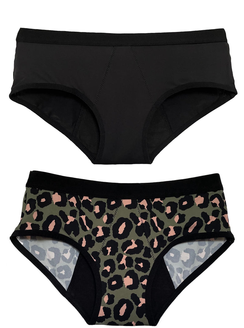 HEMSLEY Period Pants for Teen | Women | High Absorbency | Menstrual Underwear | 2 Pack | Heavy Flow | Leak-Proof Underwear | Age 9-16 years UK size 4-12 AGE 15 - 16, UK Size 10 - 12 - NewNest Australia