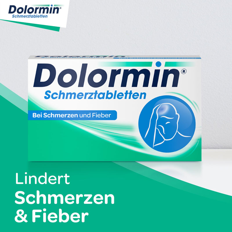 Dolormin® pain tablets - for pain and fever - such as headaches, toothaches and menstrual pain - 30 tablets 30 pieces (pack of 1) - NewNest Australia