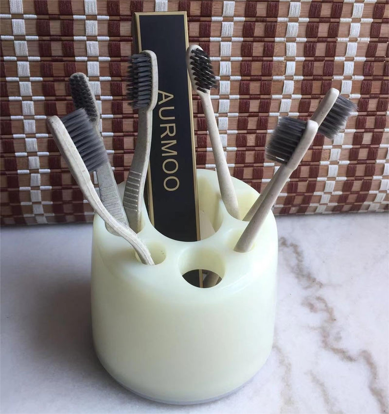 Disposable Toothbrushes, Manual Toothbrush, 20 Set Of Sustainable & Disposable Toothbrushes With Toothpaste Set, Biodegradable, Vegan & Bpa Free, Individually Packaged, Round Toothbrush Handle. 20/R - NewNest Australia