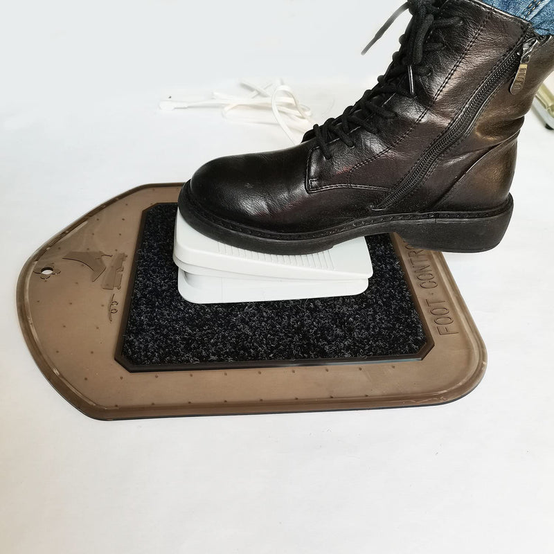 YICBOR Sewing Machine Foot Control Pedal Mat Includes 2pcs Sticky Strips to Keep Foot Pedal Steady on Hard Floor or Carpet. - NewNest Australia