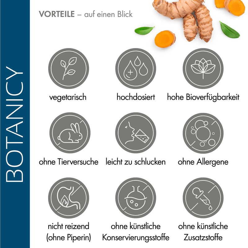 Curcuma Forte With Liquid Micellar-Curcumin Without Piperine, Probably The Best Turmeric In The World, Highly Dozed, Absorbed Spa Curmine/Capsule Corresponds To 148,000 Mg Turmeric Powder, 30 Capsules (Monthly Pack). - NewNest Australia