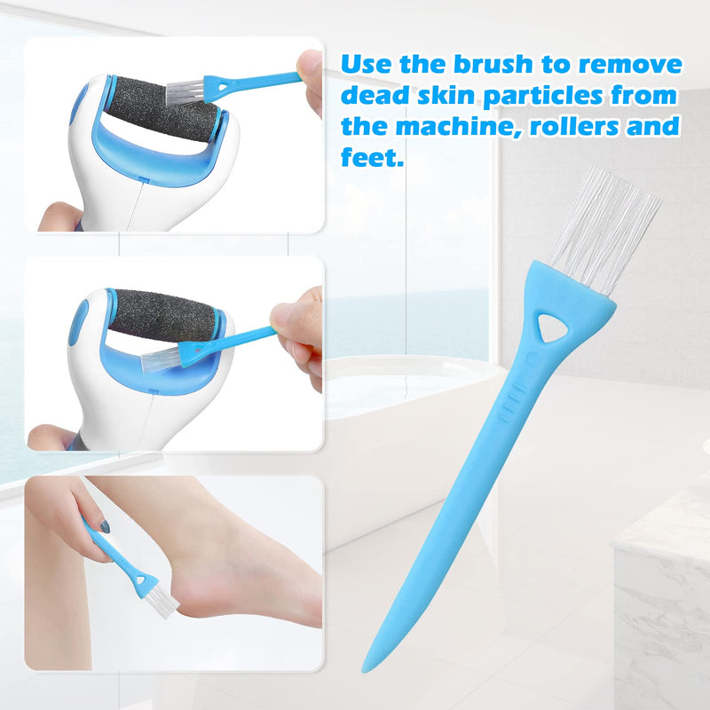 Jorest 10Pcs Replacement Rollers Compatible with Scholl Velvet Smooth, 2 Shapes & 3 Types of Roughness Foot File Refill Rollers for Electric Foot File, Pedicure Hard Skin Remover - NewNest Australia