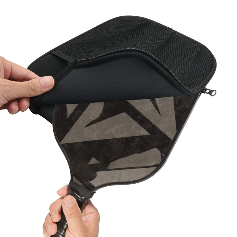 Cosmos Pack of 2 Neoprene Pickleball Paddle Cover Pickleball Racket Sleeve Black Color - NewNest Australia