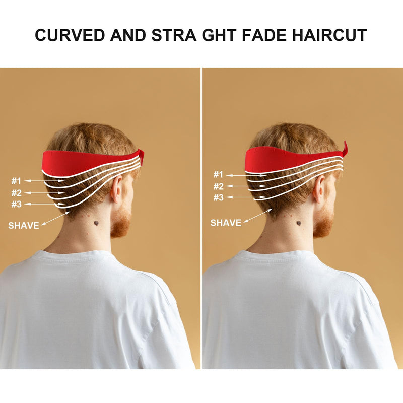 Neckline Shaving Template and Hair Trimming Stencil(Red) - NewNest Australia