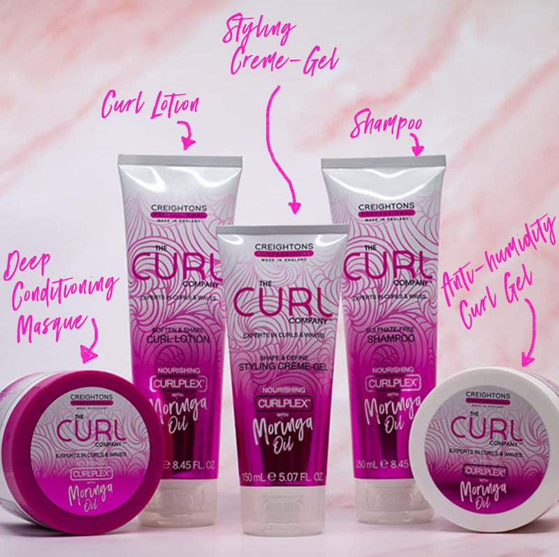 Creightons Professional The Curl Company Shape and Define Styling Creme-Gel (50 ml Travel Size Mini) - Experts in Curls and Waves; Professionally Formulated with Nourishing Moringa Oil - NewNest Australia
