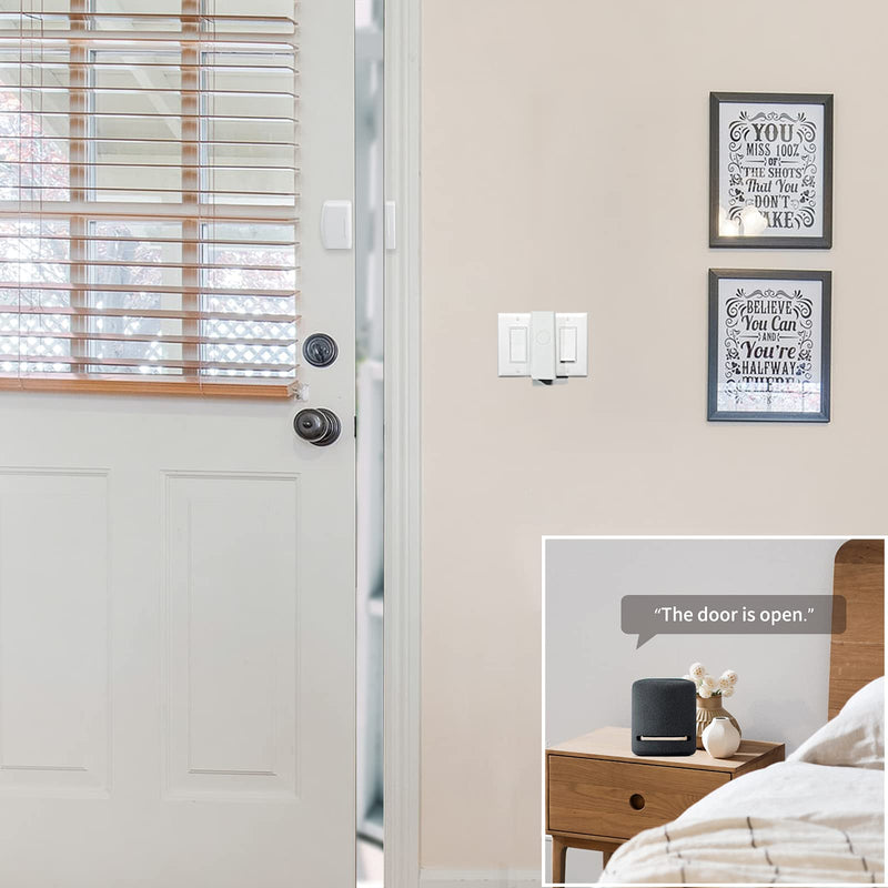 THIRDREALITY Zigbee Contact Sensor, Door and Window Sensor for Home Security and Smart Home Automation, Works with SmartThings, Aeotec, Hubitat or Echo Devices with Build-in Zigbee Hub,hub Required Door Sensor - NewNest Australia