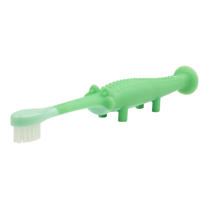 Dr. Brown's Toddler And Baby Toothbrush, Crocodile, Green - NewNest Australia