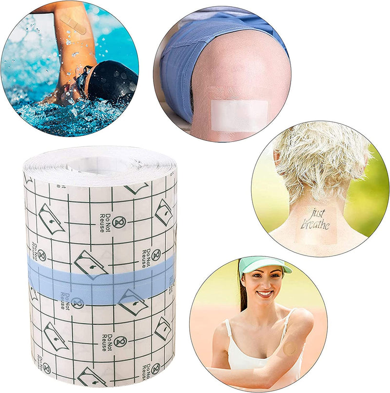 Waterproof Transparent Bandage, 15 Cm X 10 M Shower Plaster Roll, Waterproof Bandage, Tattoo Waterproof Adhesive Bandage, Transparent Bandage, Skin Protection Pad For Tattooed Skin - NewNest Australia