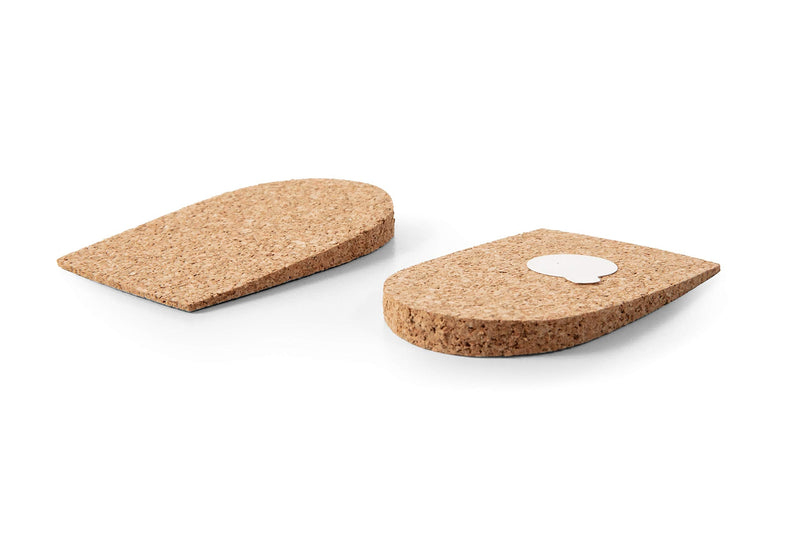 Kaps Natural Cork Heel Lift Support With Self-Adhesive Backing, Shock Absorbing Helps With Achilles Tendonitis Heel Spurs Heel Pain, Women / UK 2-7 / EUR 35-40, Beige - NewNest Australia