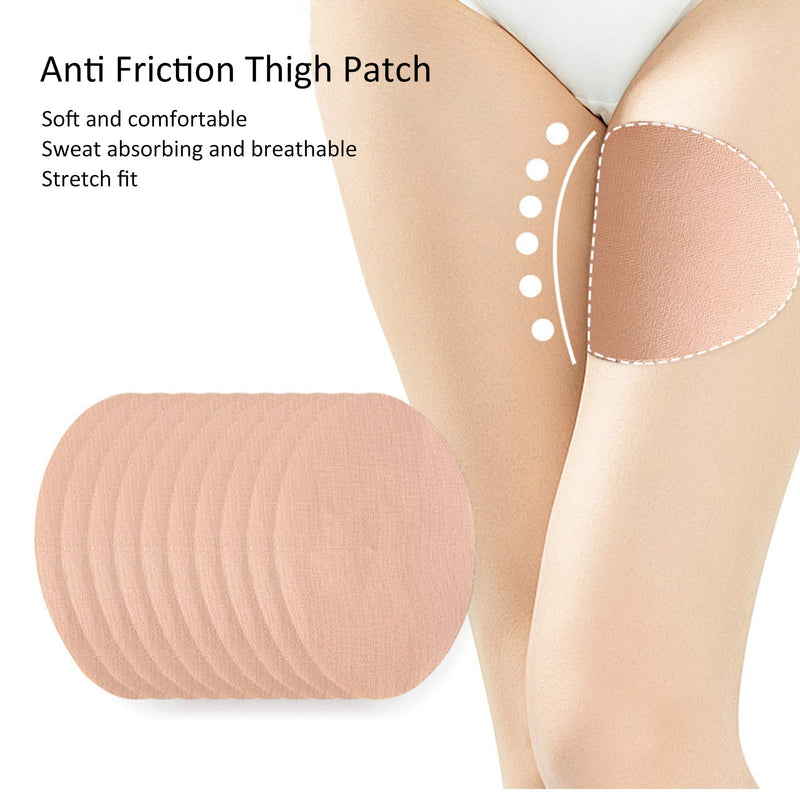 10pcs Inner Thigh Friction Pad,Thigh Tapes Elastic Breathable Wearable Inner Thigh Prevent Chafing Sticker Disposable Invisible Anti Chafing Thigh Tape Body Anti Friction Pads Anti Chafing Thigh Pads - NewNest Australia