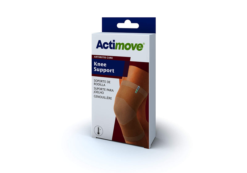 Actimove Arthritis Care Knee Support with Heat-retaining Fabric for Men and Women – Drug-free Pain Management for Arthritis, Increases Blood Circulation – Left/Right Wear – Beige, XXLarge - NewNest Australia