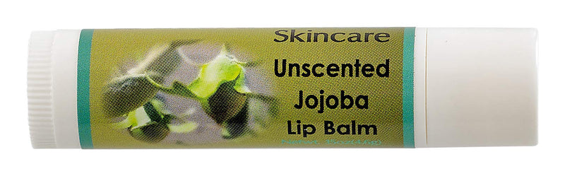 Jojoba Oil Unscented Lip Balm with Beeswax, all natural, over 70% cold pressed jojoba oil, 2 Lip balm (.15 oz/4.6 gm) Total of 2 units - NewNest Australia