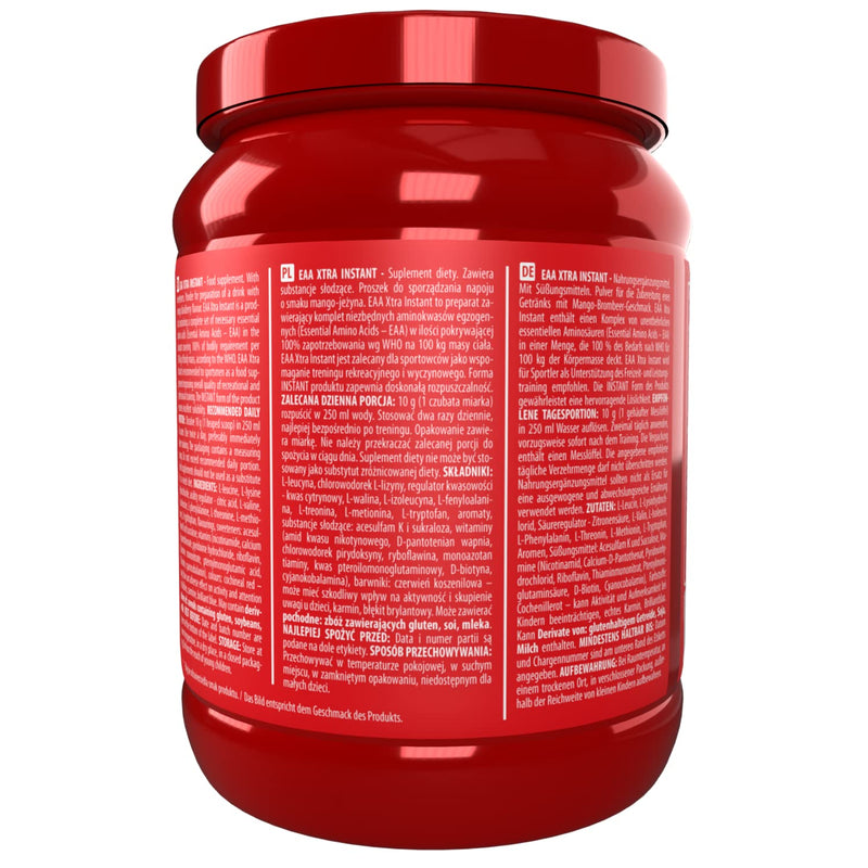 Activlab Eaa Xtra Instant | 500G | All 8 Essential Exogenous Amino Acids With B Vitamins | 50 Servings | Workout Drink - Mango Blackberry | Optimal Value, Made In Poland | Measuring Cup | Vegan - NewNest Australia