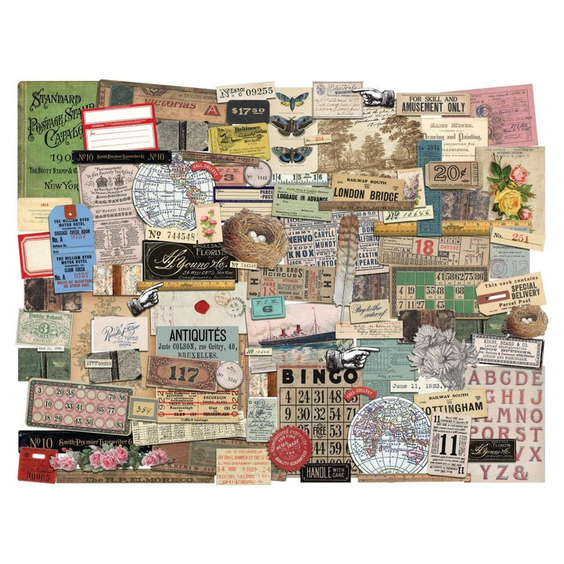 Tim Holtz Idea-Ology 2022 Accordion Folio, Pocket Cards and Memoir Ephemera Pack - 3 Item Bundle - NewNest Australia