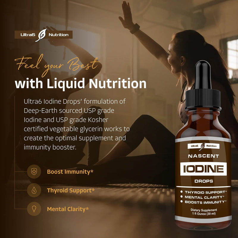 Nascent Iodine Supplement - an Iodine Solution for Increased Energy. Nascent Iodine Drops — an Immunity Booster. A Liquid Iodine Supplement with Great Absorption. - NewNest Australia