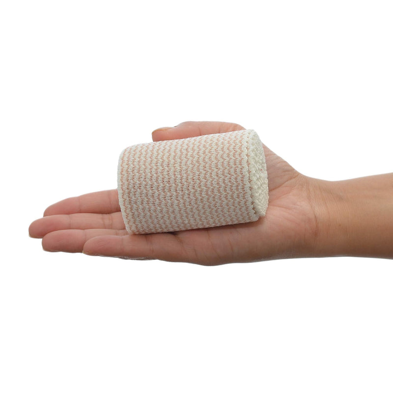 Dealmed Elastic Bandage Wraps with Self-Closure – 4 Roll Variety Pack, 5 Yards Stretched Compression Bandage Wraps, 1 Roll Each 2", 3", 4", and 6", Wound Care Product for First Aid Kit - NewNest Australia