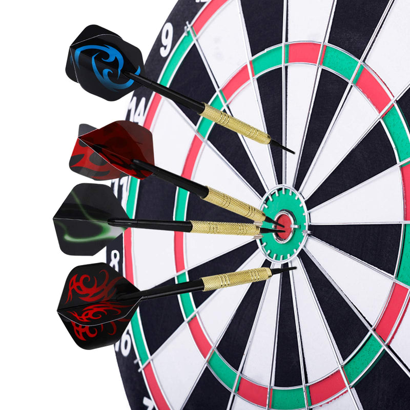 Accmor 12 Pcs Darts Plastic Tip, Soft Tip Darts Set, 14g Plastic Tipped Dart, Attach Extra 36 Black 2BA Replacement Tips, Soft Tip Darts for Electronic/Plastic Dartboard Red, Blue, Green-Stripes - NewNest Australia