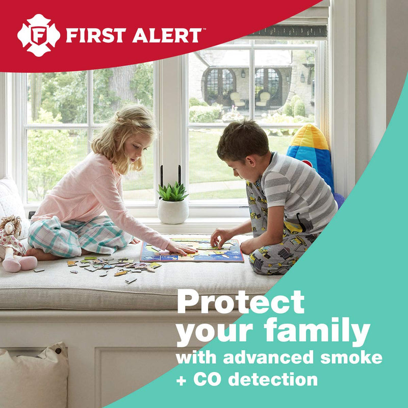 First Alert Z-Wave Smoke Detector & Carbon Monoxide Alarm, Works with Ring Alarm, 2nd Generation Z-Wave Combo - 2nd Generation - NewNest Australia