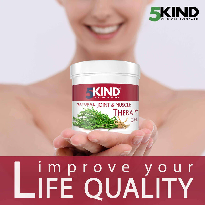 5Kind Natural Pain-Relieving Gel Against Joint And Muscle Pain, Proven Anti-Inflammatory Effect, Unique Deep Penetrating Effective Formula, Suitable For Muscles, Knees, Joints, Hands - NewNest Australia