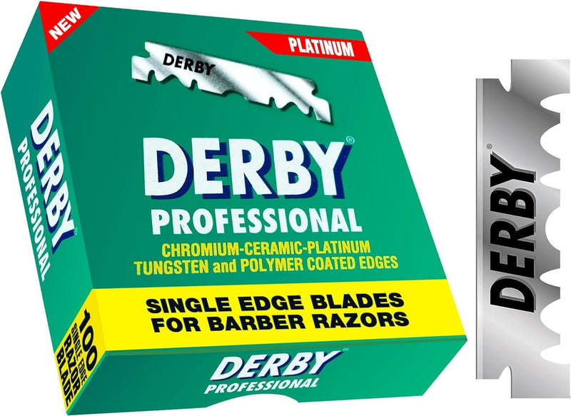 Derby razor blades Professional 300 / pack of three - 3 x 100 pieces, rustproof, individually packed - NewNest Australia