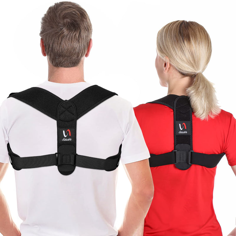 Posture Corrector for Men and Women - Comfortable Upper Back Brace, Adjustable Back Straightener Support for Neck, Back & Shoulder - NewNest Australia