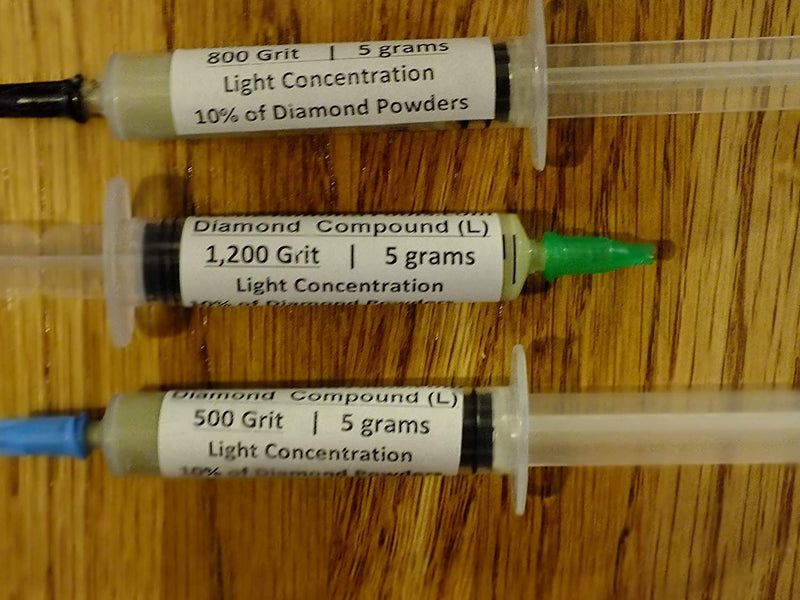 TechDiamondTools Kit of 3 Diamond Lapping Paste Polishing Compound 500 800 1200 Grit Lapidary Paste for Rock Glass Metal Jewelry Resin Marble with 10% of Diamond Powder USA Made 1200 800 500 grit - NewNest Australia