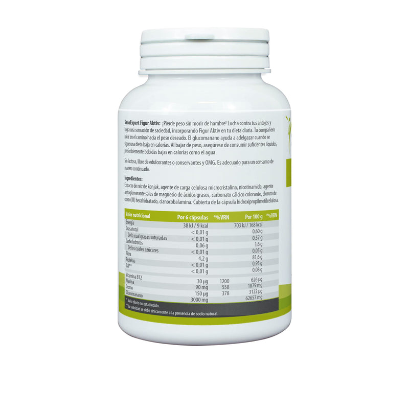 Sanaexpert Figure Active Value Pack, 3 X Saturation Capsules With Konjac Glucomannan, Chrome, Vitamin B12, Niacin, Made In Germany, High Dosage, 3 X 120 Pieces - NewNest Australia