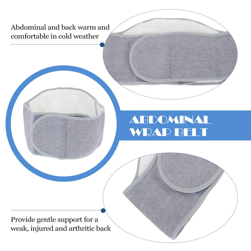 Healifty Back Support Belt for Women - Breathable Lumbar Support with Lumbar Pad Warming Lower Back for Herniated Disc Sciatica (Size L), light gray - NewNest Australia