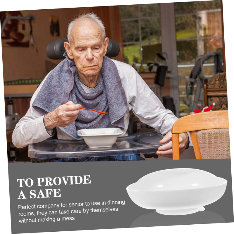 Yardwe Anti-spill Tray for The Elderly Silicone Suction Bowl Suction Cup Bowls for Silicone Utensil Rest Adaptive Plate Adaptive Bowls for Elderly High-low Adaptive Bowl Elder Bowl - NewNest Australia