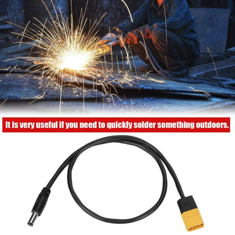 XT60 Welding Torch Connector, Smart Soldering Iron Adapter Cable for Male DC 5.5 x 2.5mm DC5525 Male Power Cable - NewNest Australia