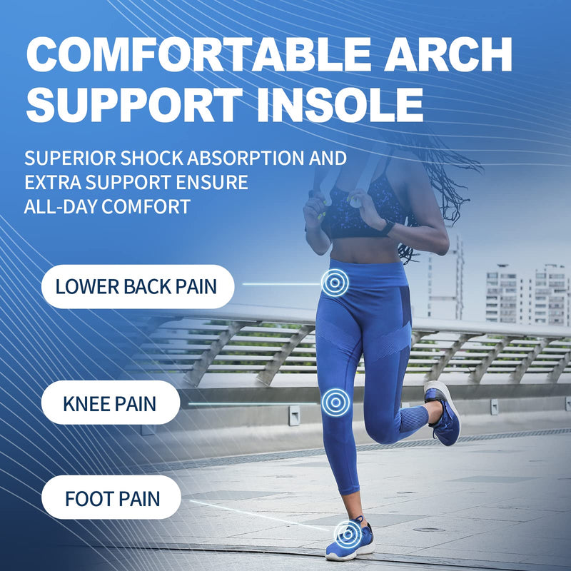 PCSsole Heavy Duty Arch Support Insoles, 210+lbs Plantar Fasciitis Orthotic Insoles, Relieve Flat Feet, Forefoot Pain, Heel Pain and Pronation for Men/Women Work Shoe Insole. S:Women(6-7.5)26cm - NewNest Australia
