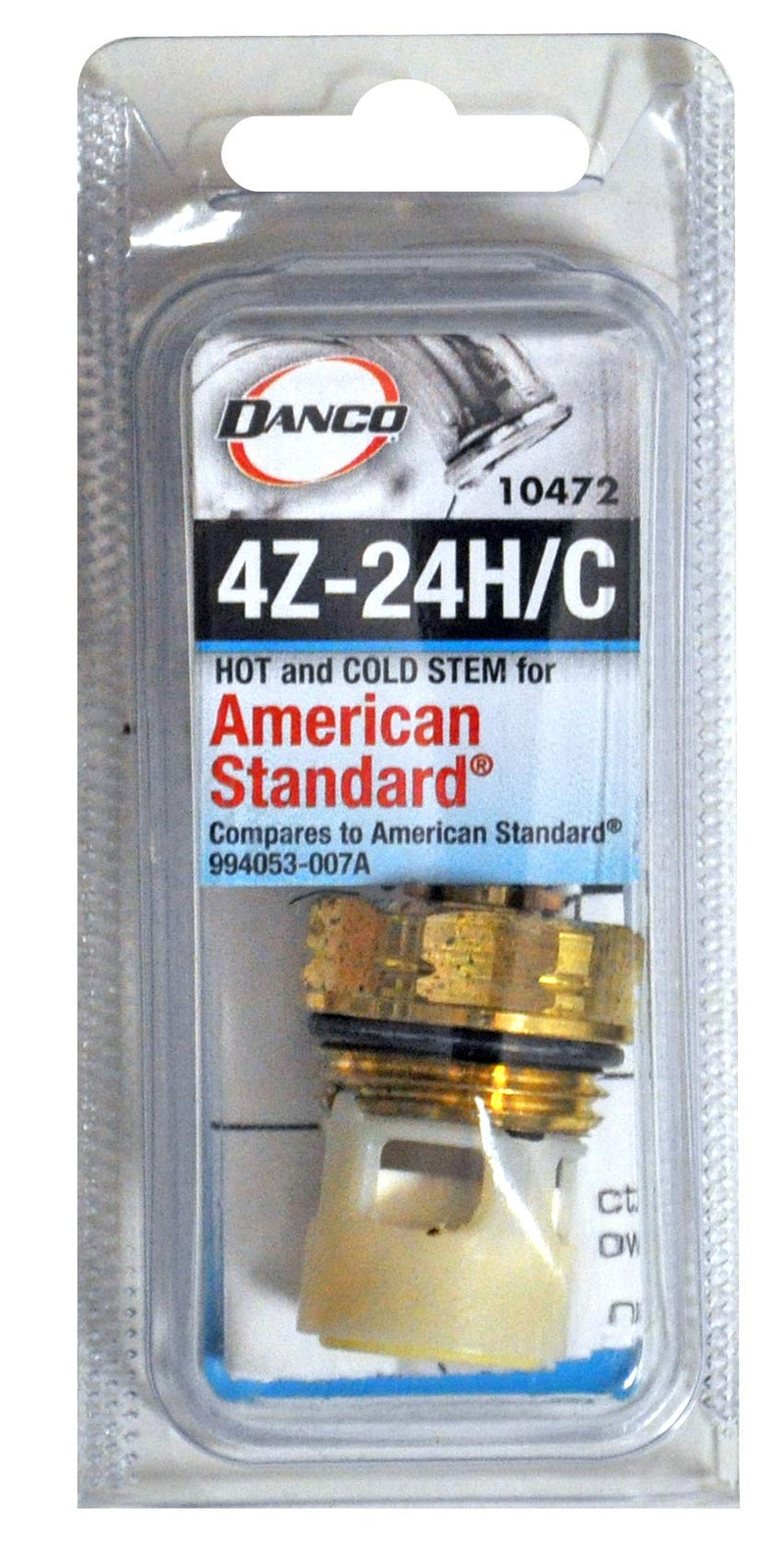 Danco (10472) 4Z-24H Hot and Cold Replacement Stem for American Standard Faucets, 1-Pack, Pack of 1, Brass - NewNest Australia
