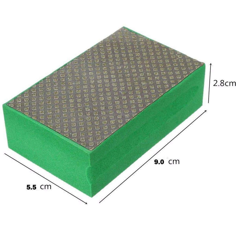 Sanding Blocks Diamond Polishing Hand Pads Block Polishing Grinding Block For Granite,Marble,Sharp Edges Glass,Tiles 3000 Grit 1PCS - NewNest Australia