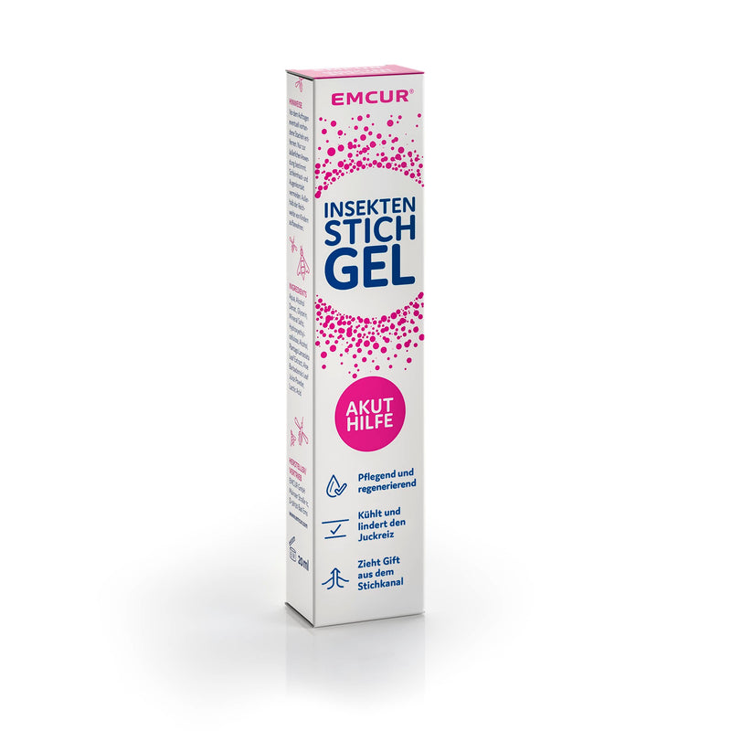 Emcur Insect Bite Gel | Nourishes And Soothes | Cools And Relieves Itching | Disinfectant | Pulls Insect Poison From The Stitch Channel | Vegan Gel After Insect Bites | 20Ml - NewNest Australia