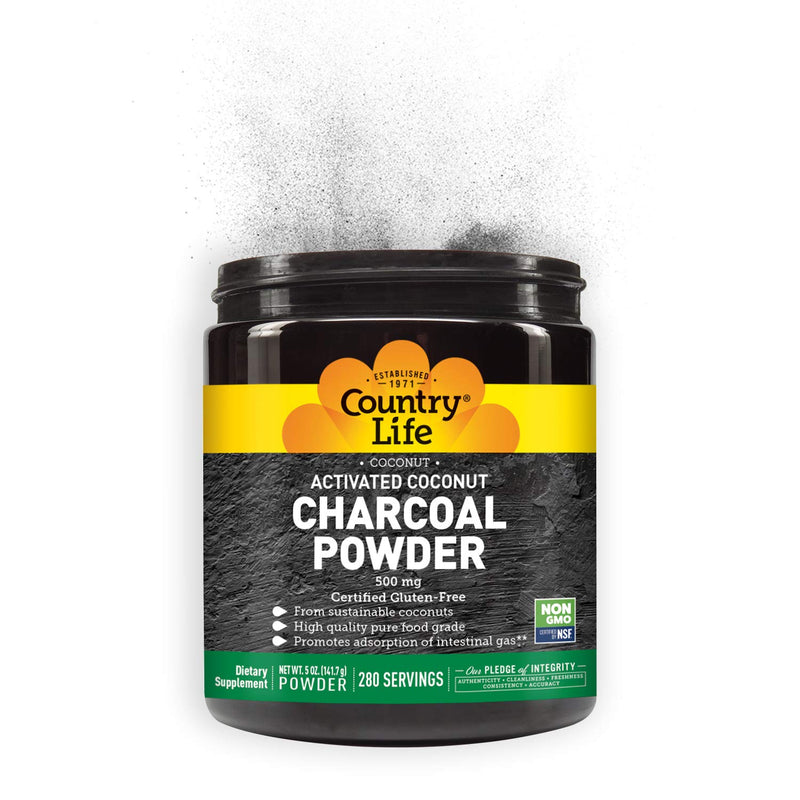 Activated Charcoal Country Life 5 oz Powder - NewNest Australia