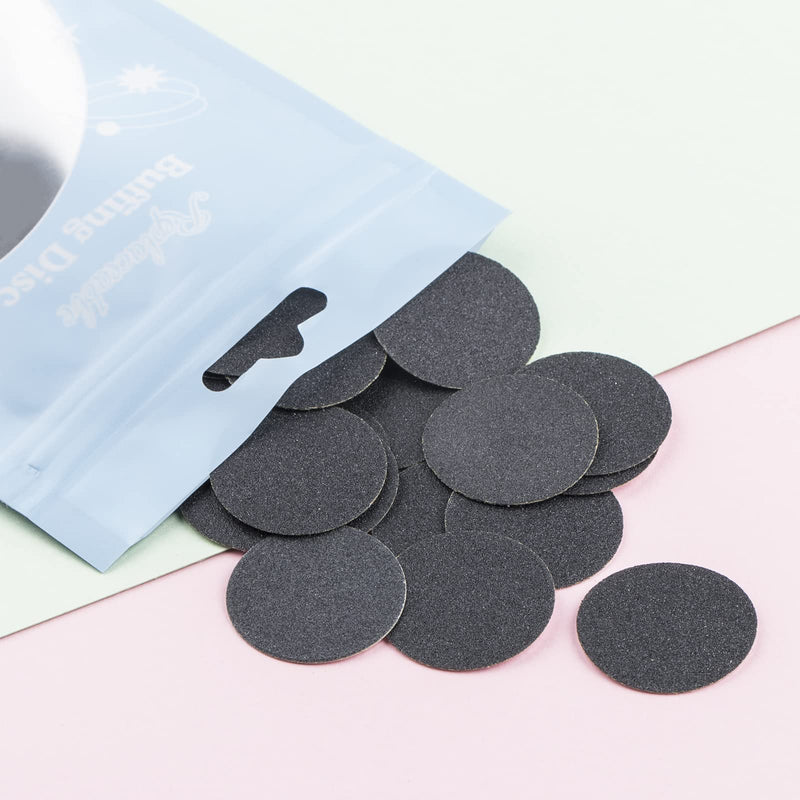 BNG 50pcs Foot File Replacement Sandpaper Discs Self-Adhesive Electric Pedicure Foot Sanding Pads for Callus Remover, Professional Foot Refile Pads for Women Men Hard Dead Skin (180 Grit) #180 - NewNest Australia