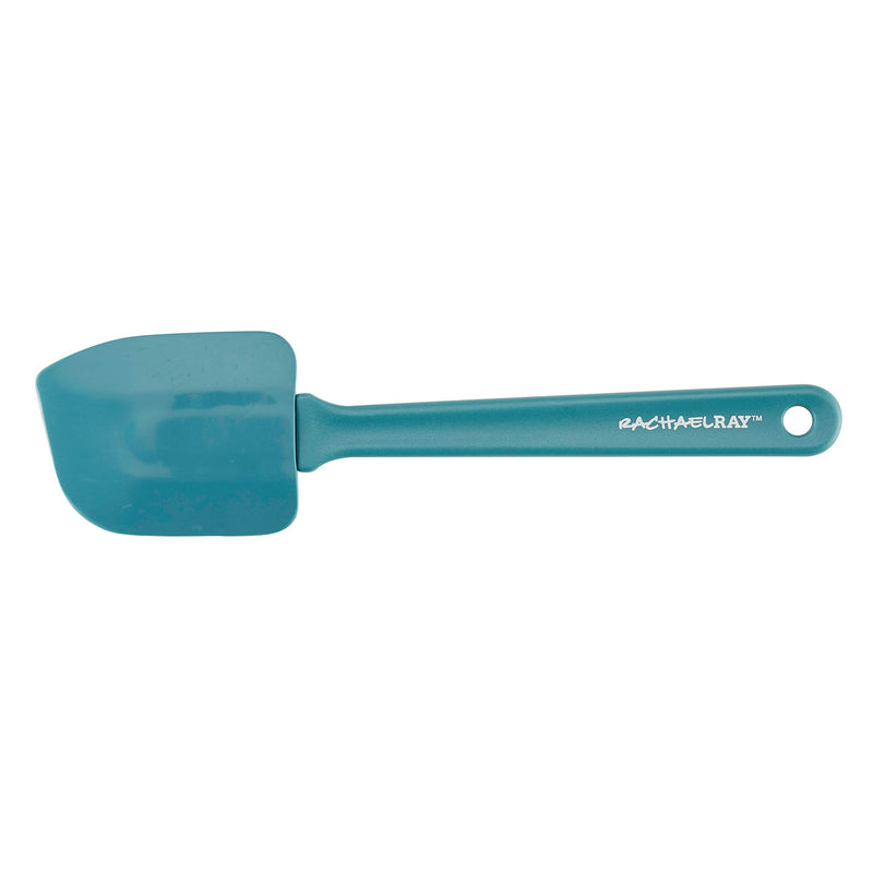 NewNest Australia - Rachael Ray Cucina Nylon Nonstick Utensils/Fish Turner, Spatula, Solid and Slotted Spoons, 4 Piece, Agave Blue 