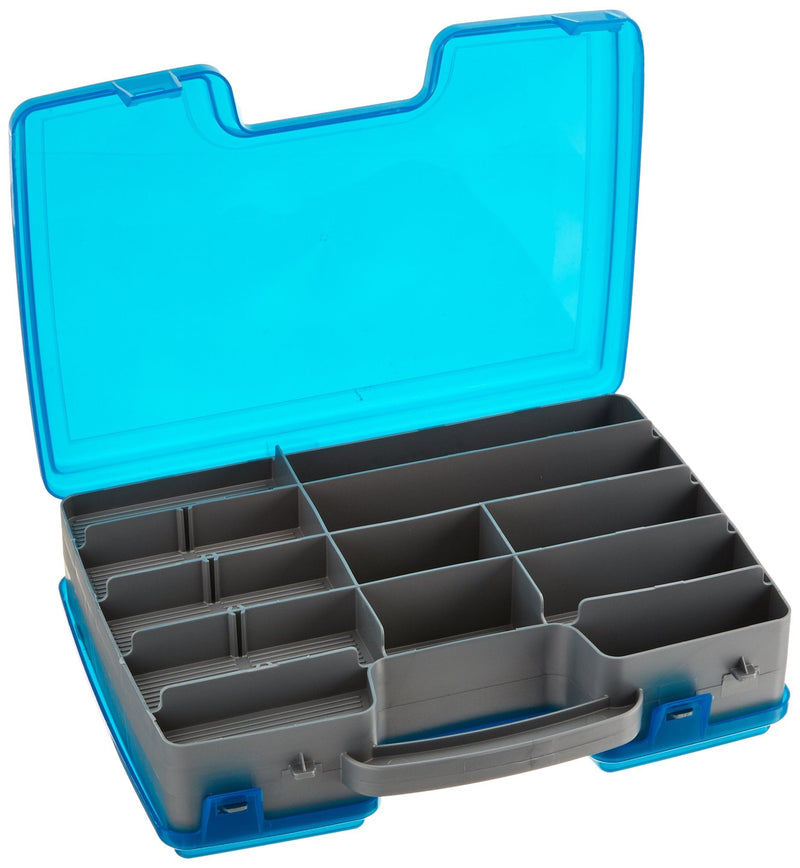 Plano Large 2 Sided Tackle Box, Metallic Gray & Blue, Medium - NewNest Australia