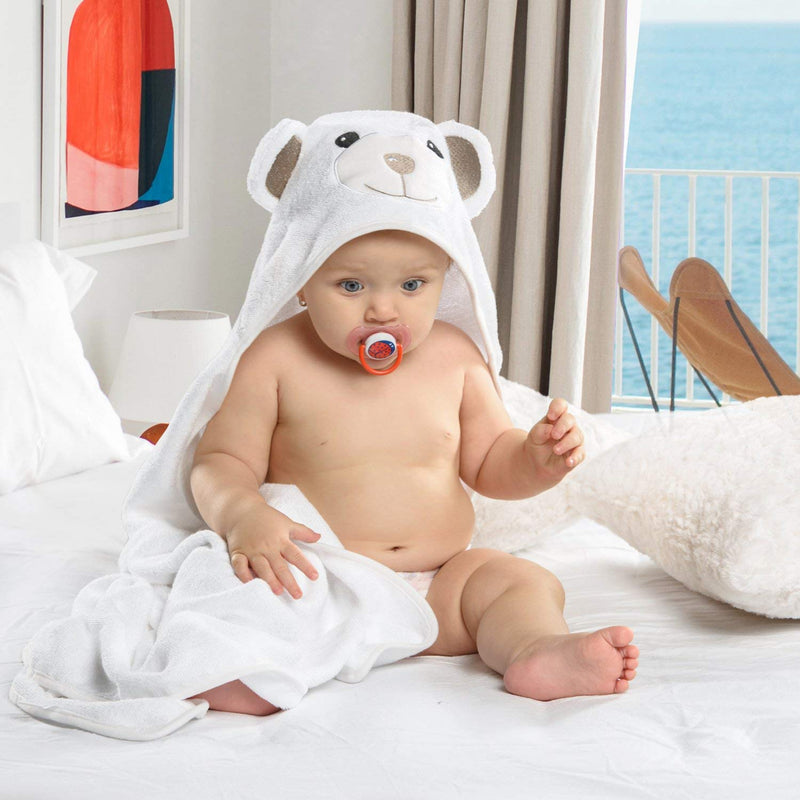 Premium Ultra Soft Organic Bamboo Baby Hooded Towel with Unique Design – Hypoallergenic Baby Towels for Infant and Toddler – Suitable as Baby Gifts - NewNest Australia