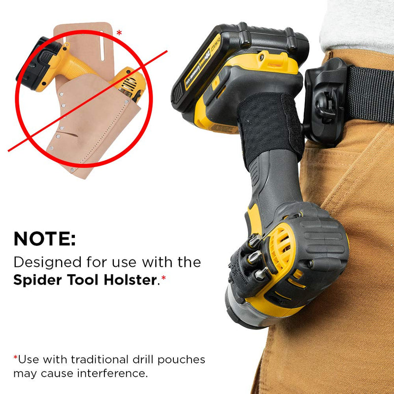 Spider Tool Holster - BitGripper v2 - PACK OF TWO - Carry up to six driver bits on the side of your power drill or driver! - NewNest Australia