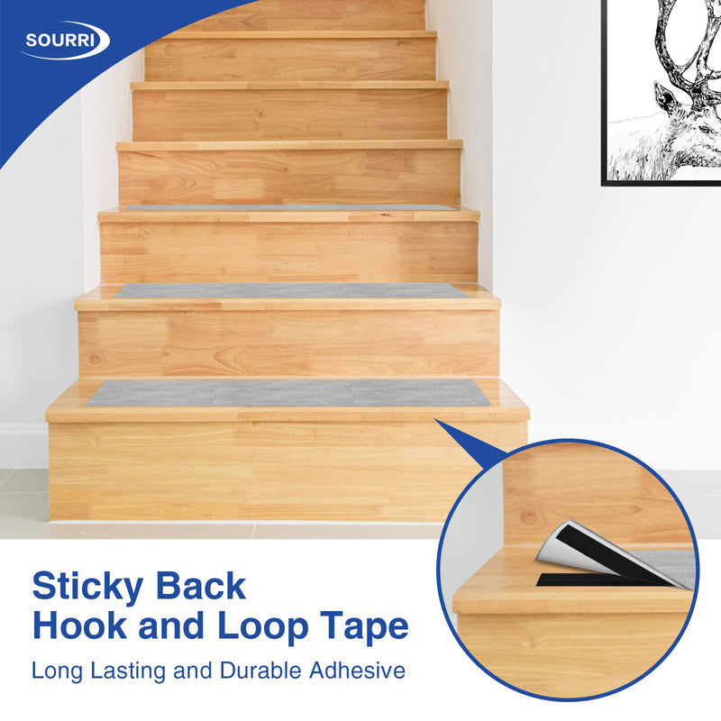 1 Inch x 26 Feet Hook and Loop Tape Sticky Back Fastener Roll, Nylon Self Adhesive Heavy Duty Strips Fastener for Home Office School Car and Crafting Organization 26ft x 1in Black 1 - NewNest Australia