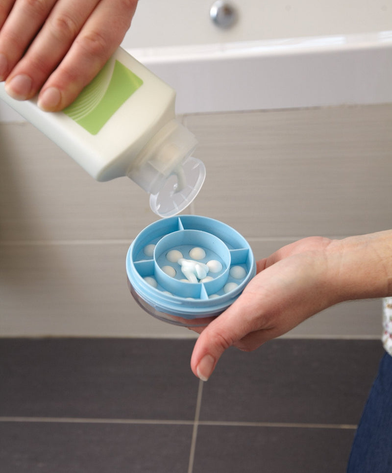 Sammons Preston Lotion Applicator with Massage Head, Long Handle and Foam Massaging for Back, Easily Apply Lotions, Creams, Oils, Pain Relief Gel, Suncreen, Mobility Aid - NewNest Australia